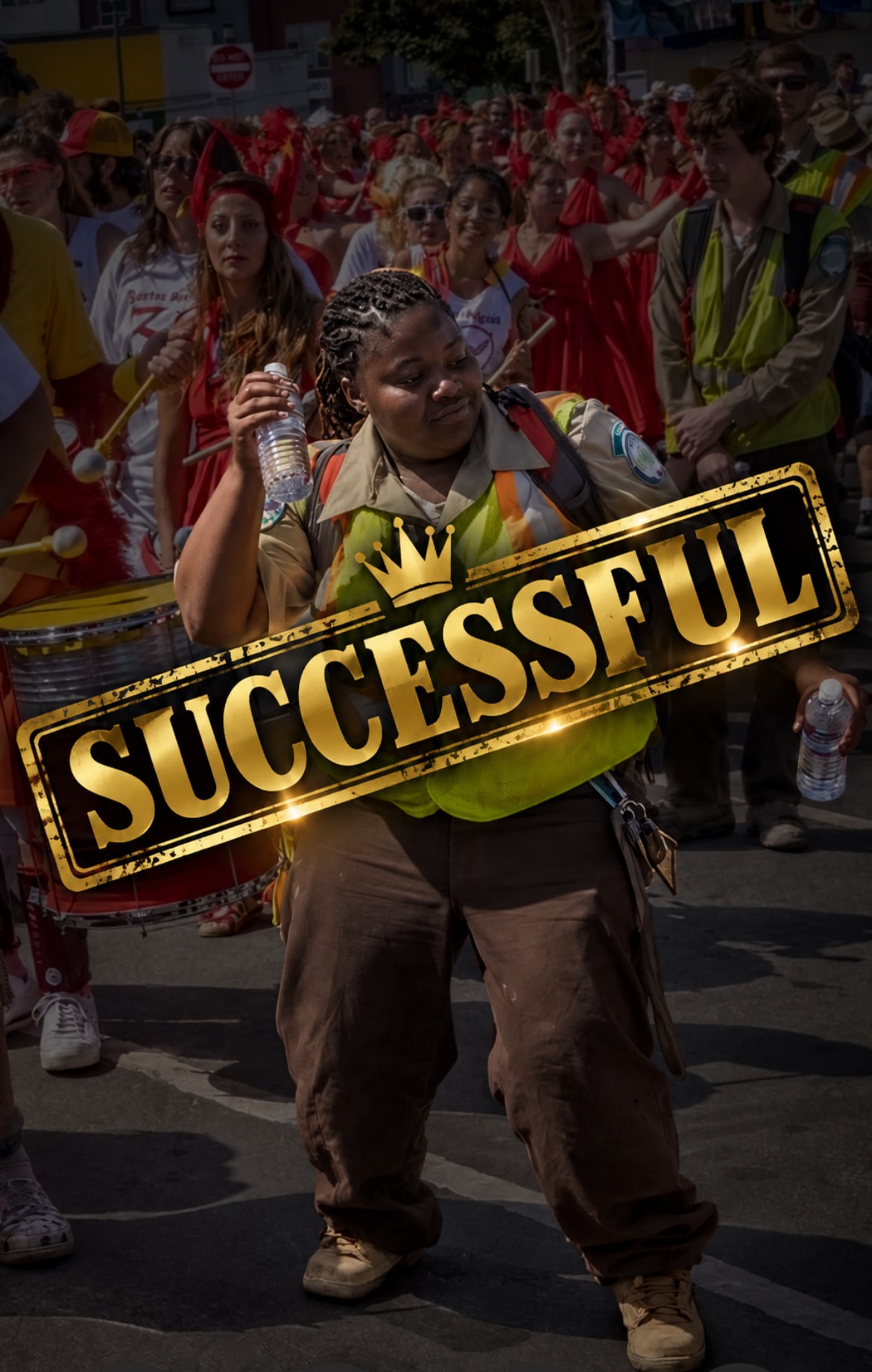 Mentoring Volunteer Event at the North Country Fair Samba Parade