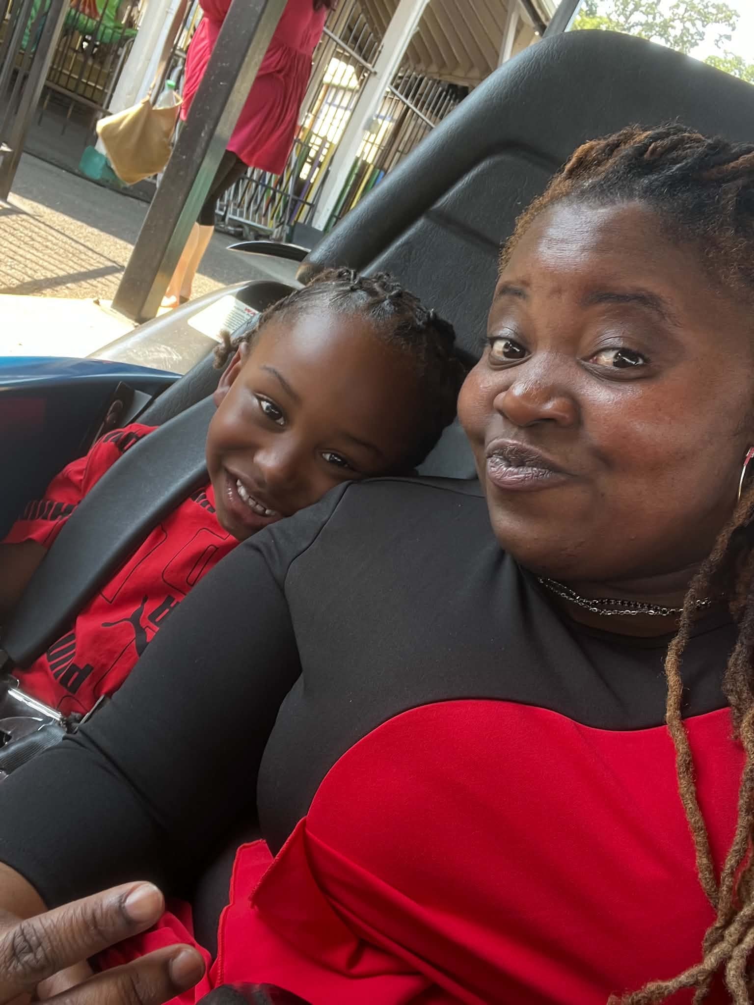 Adult and child sharing a family adventure together
